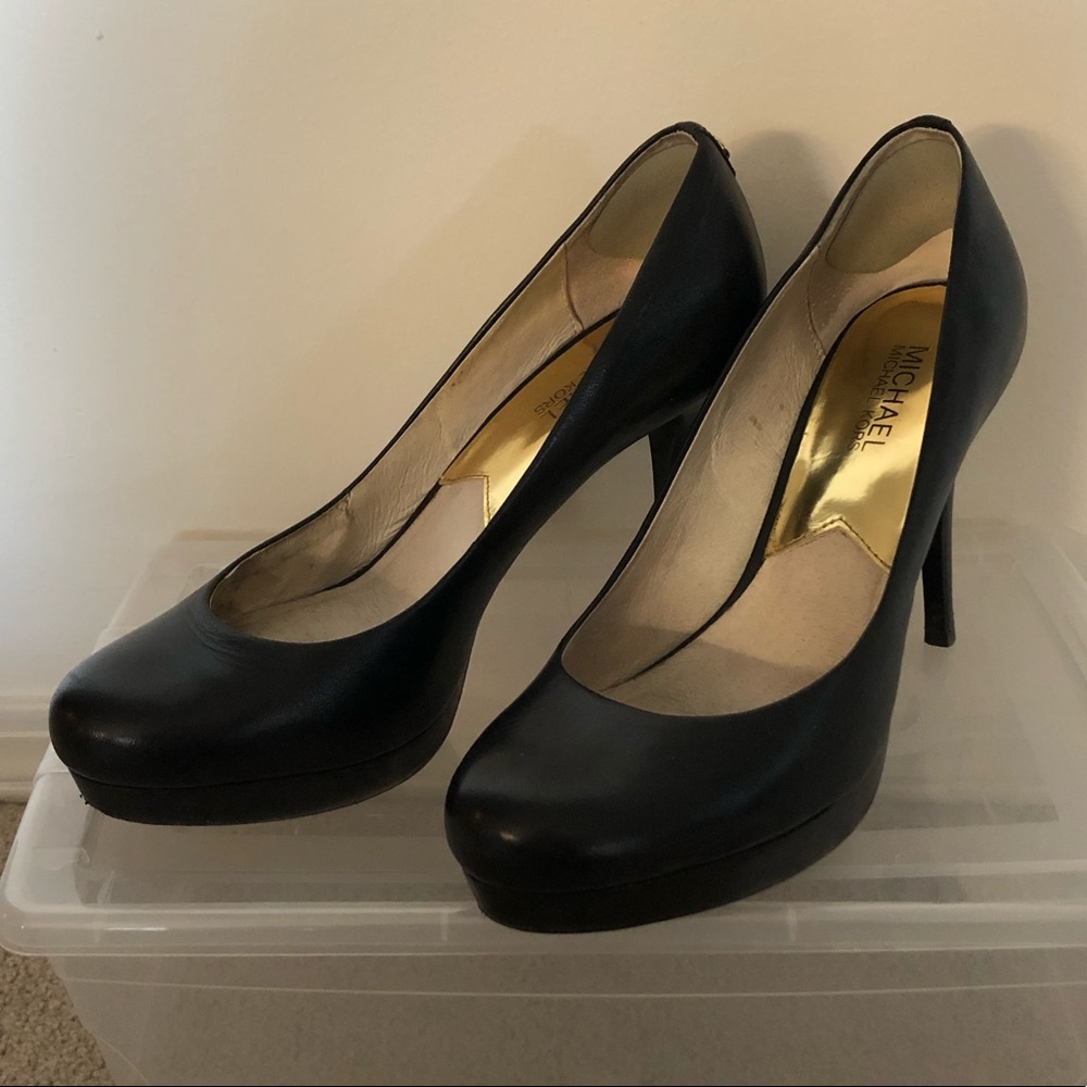 Michael Kors Black Patent Pumps